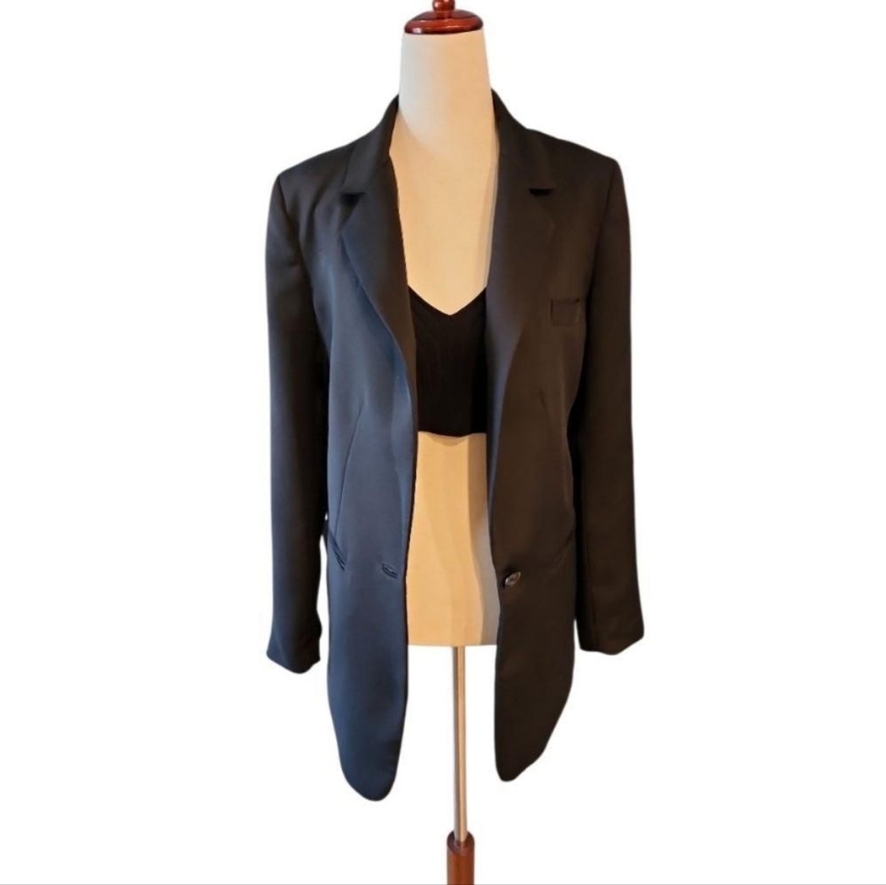 H&M Loose Fit Black Blazer